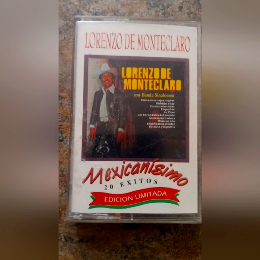 Lorenzo De Monteclaro Mexicanisimo Cassette - 20 Exitos